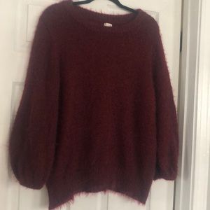 Wine colored sweater